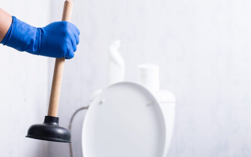 Blocked toilet