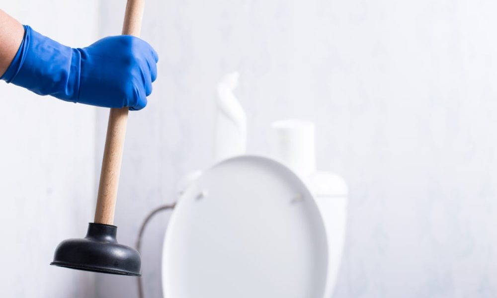 Blocked toilet